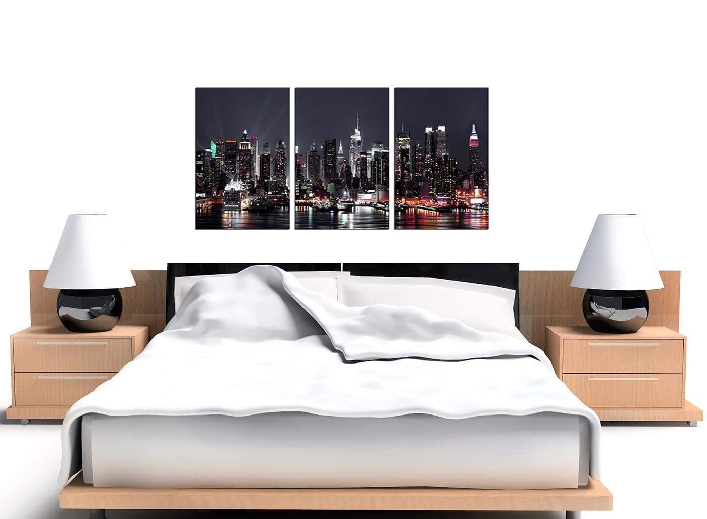 New York City Skyline - Black White Cityscape Canvas