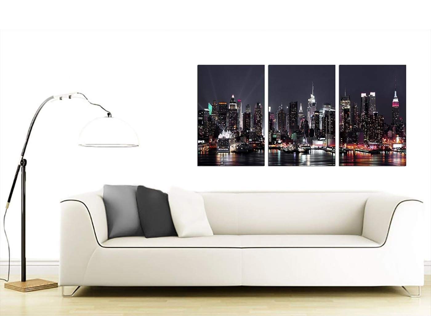 New York City Skyline - Black White Cityscape Canvas