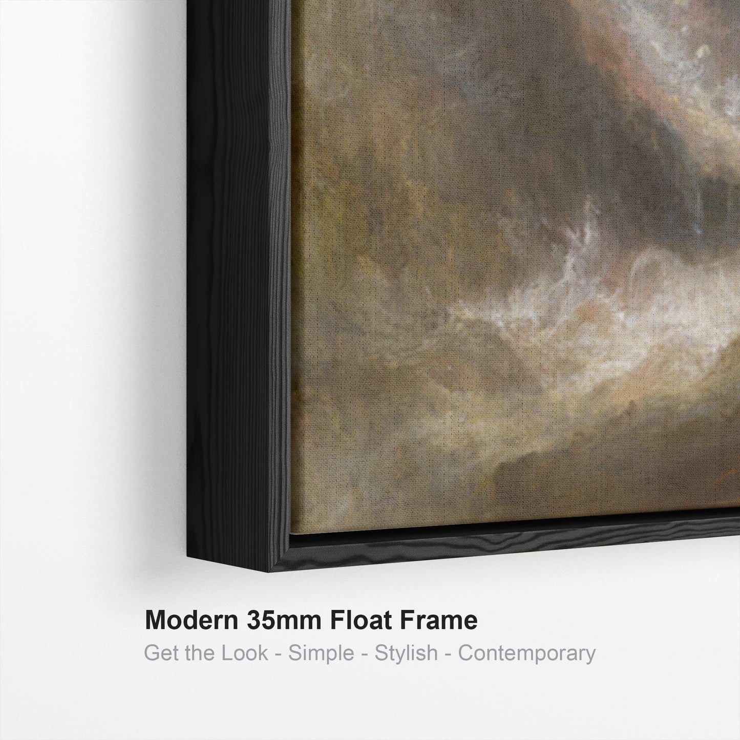 Large JMW William Turner Wall Art Framed Canvas Print Snow Storm Avalanche Landscape Painting