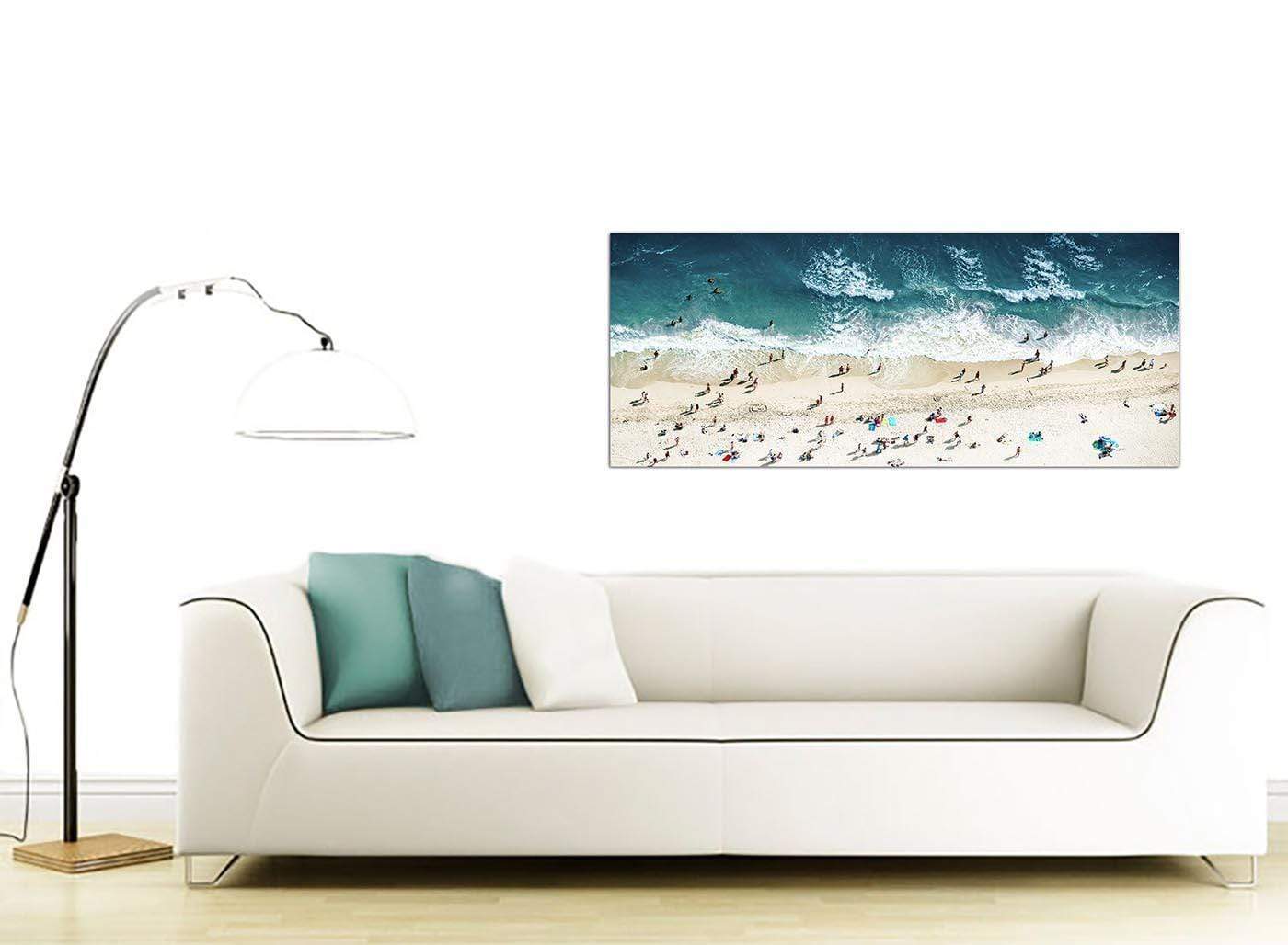 Ocean Beach Themed Scene Gold Coast Beach Canvas