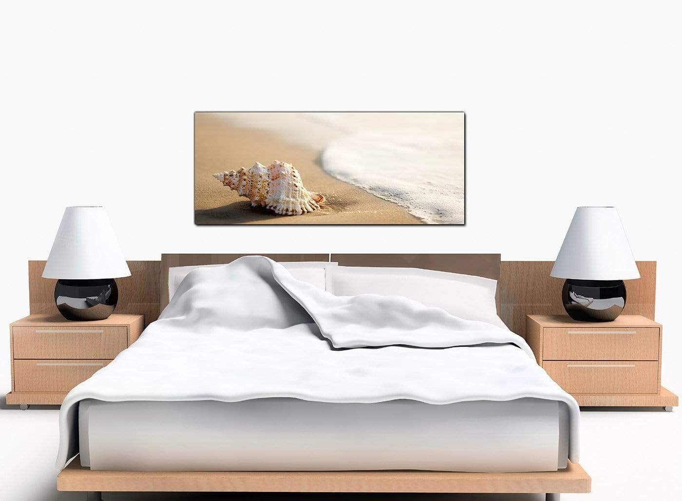 Sea Shells Shore Beach Canvas