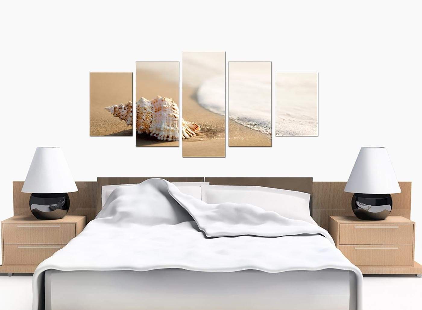 Sea Shells Shore Beach Canvas
