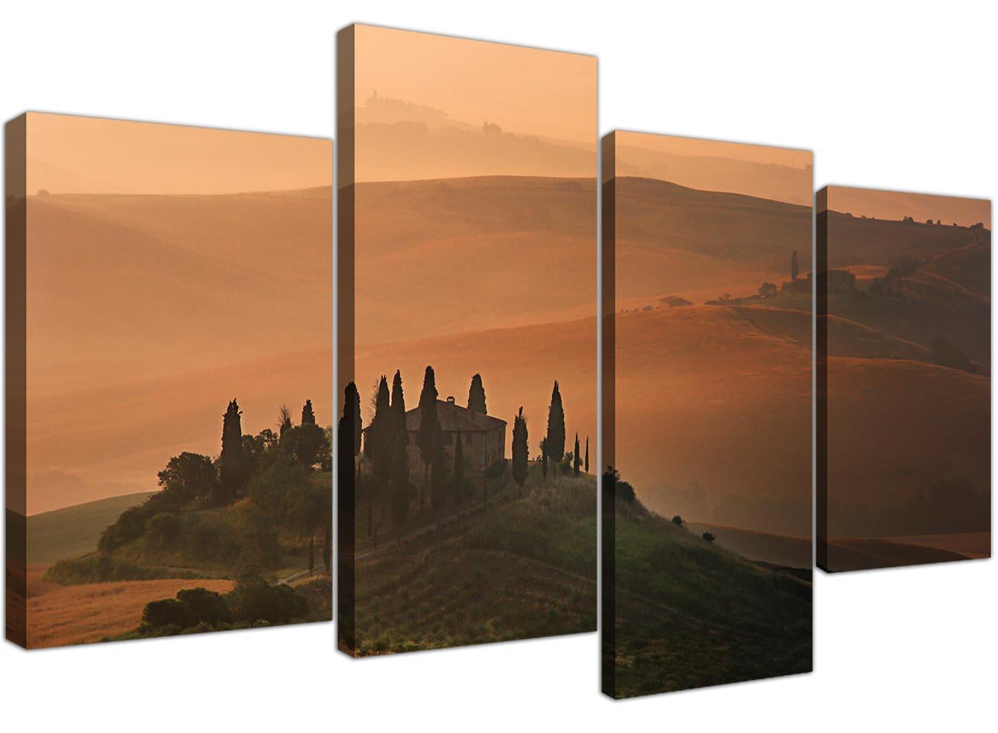 Tuscany Vineyard - Italian Canvas Prints