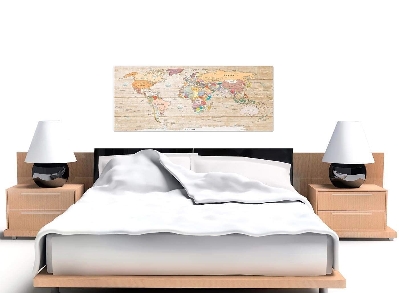Map of the World Canvas Art Print