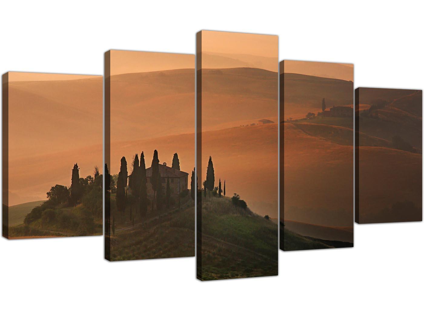 Tuscany Vineyard - Italian Canvas Prints