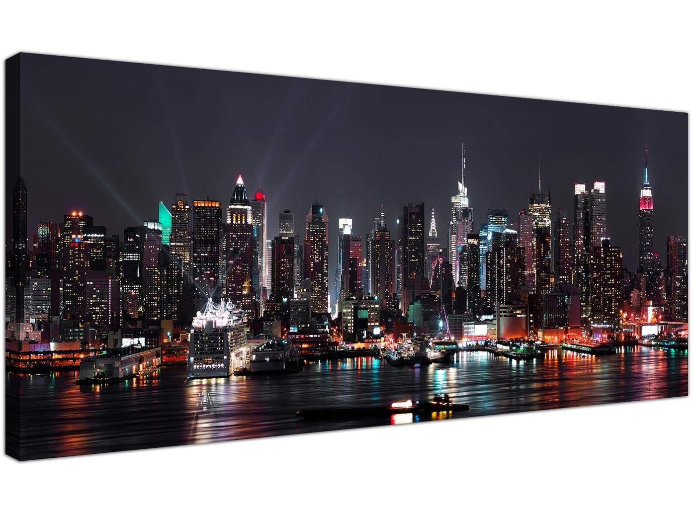 New York City Skyline - Black White Cityscape Canvas