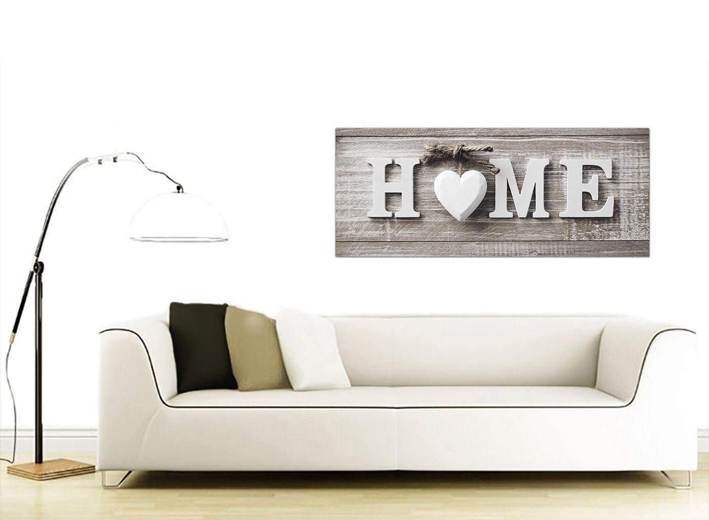 Shabby Chic Home Quote - Canvas Wall Art Picture