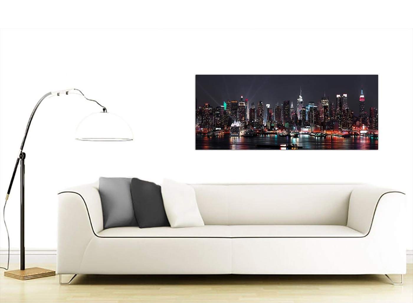 New York City Skyline - Black White Cityscape Canvas